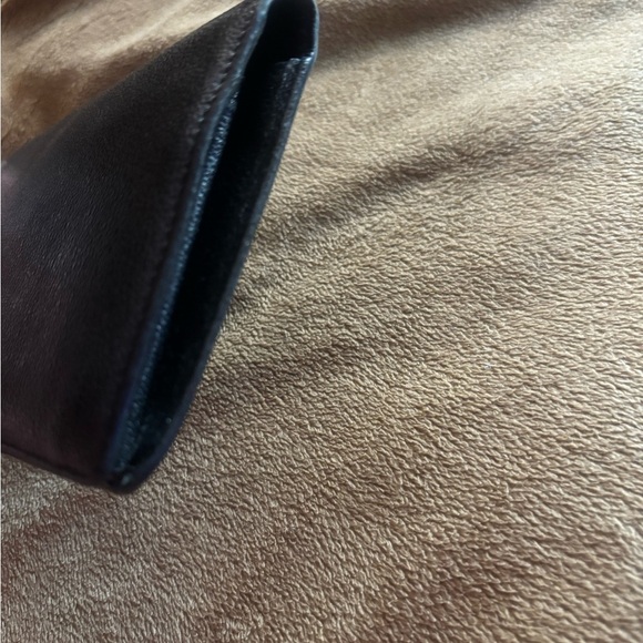 CHANEL Black Leather Camellia Bifold Wallet - Picture 3 of 11